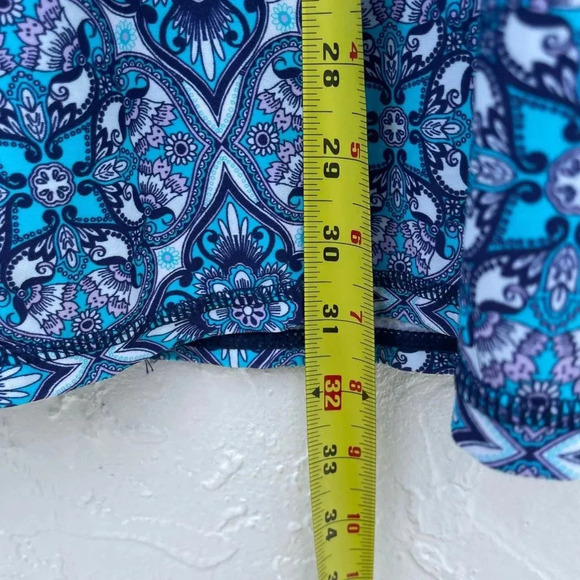 Aqua Et Sol Womens Hooded Long Sleeve Beach Cover Dress Blue Sz Medium - Picture 3 of 9